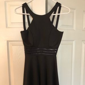 Black cocktail dress